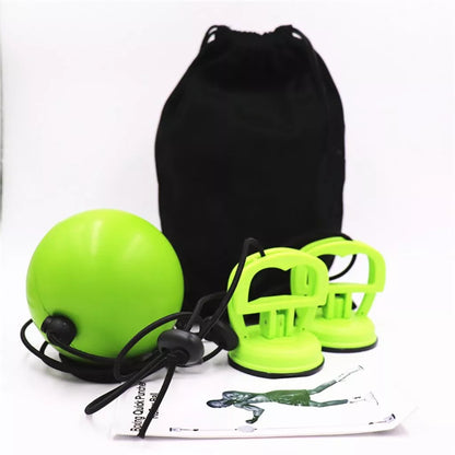 Green PU Suction Cup Suspended Boxing Speed Ball for training