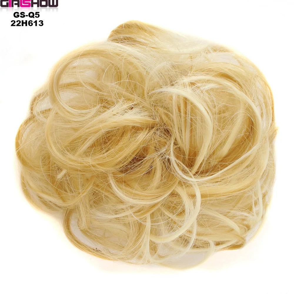 Hair ring wig in various colours from 1# to Burg, showing synthetic fibres and natural hairline for temporary styling