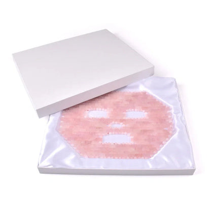 Jade facial massage mask with 247 sheets and 144 beads on 28x21cm surface