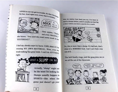 Big Nate 8-book comic box set showing colourful covers of all eight graphic novels for children