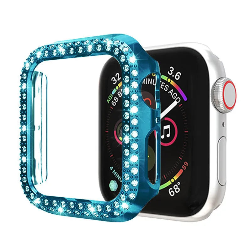 Hard polycarbonate protective case for Apple Watch in multiple colours and sizes