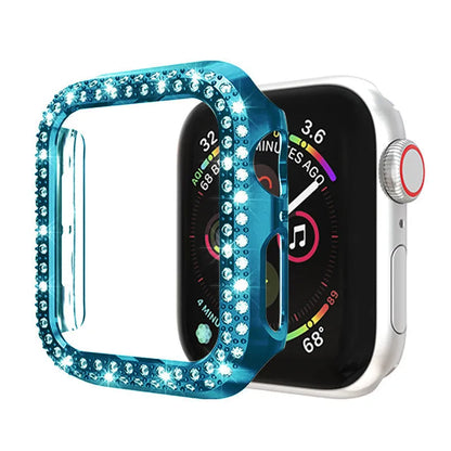 Hard polycarbonate protective case for Apple Watch in multiple colours and sizes