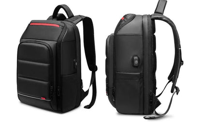 Versatile waterproof backpack with USB charging port, compartments for laptop and daily essentials, lightweight and durable design for commuting and travel