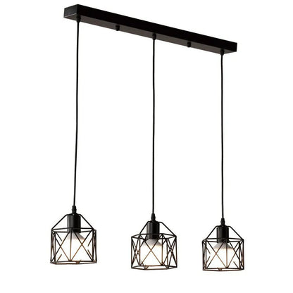American country style decorative LED string lights with iron shade measuring 150x140mm