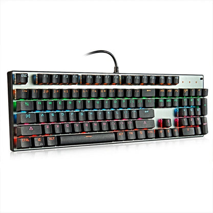 Mechanical Keyboard with Green Shaft and 87 Non-Punch Keys in various colors
