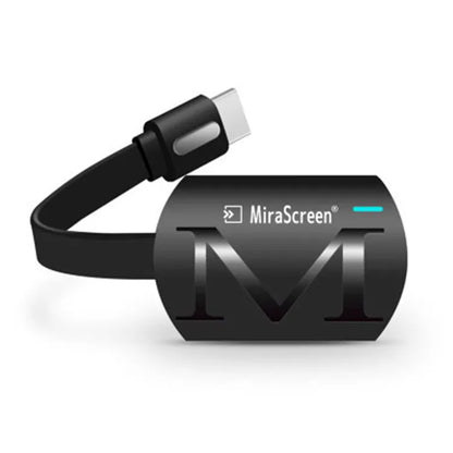 Black USB HDMI dongle for streaming video to TV at 1080p resolution.