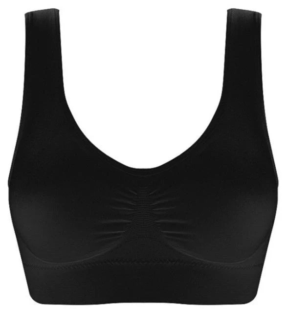 Comfortable women's yoga sports bra top for workouts and fitness activities