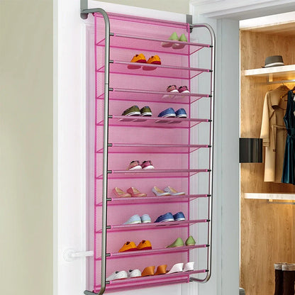 Rattan dormitory shoe cabinet with hook mounting, 40cm wide storage for 12 pairs
