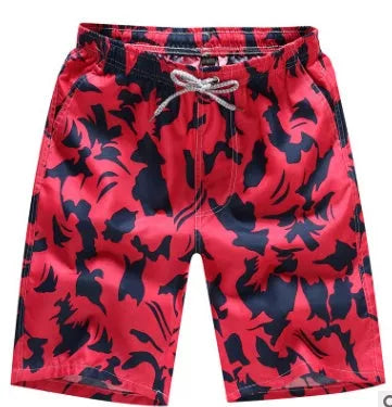 Quick Dry Printing Beach Shorts in various colours, showcasing eco-friendly natural pulp dyeing technology