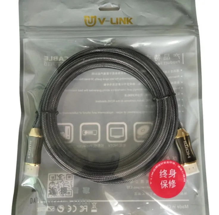 Copper video projector monitor cable shown in available lengths from 1 to 10 metres.
