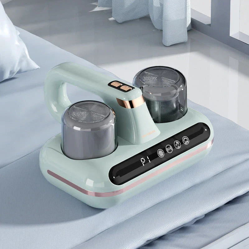 Powerful cordless mattress vacuum cleaner with advanced features for deep cleaning and dust mite removal