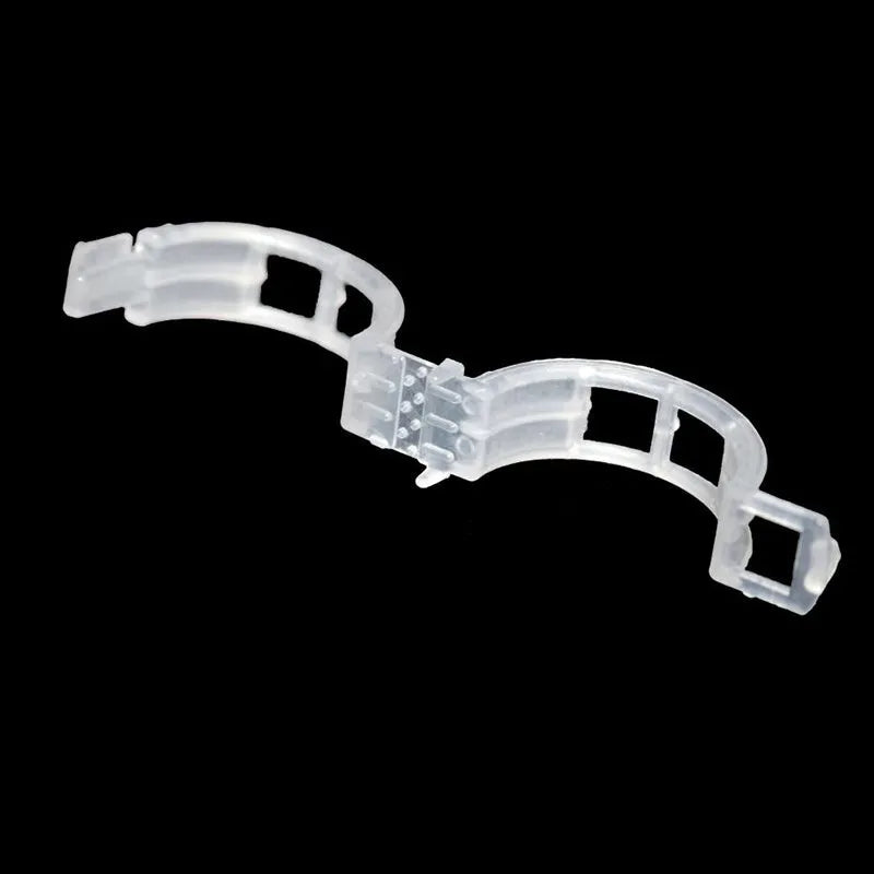 Set of 50 plastic plant grafting clips for tomato flower and garden twig support