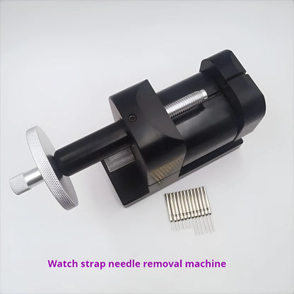 Alloy steel watch strap pin removal tool with compact dimensions for watch repair
