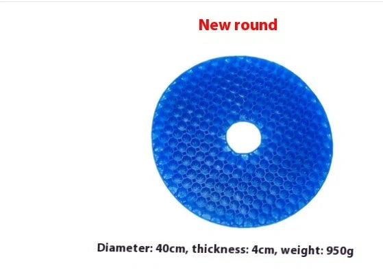 Breathable Honeycomb Seat Cushion Car Gel with TPE material for enhanced comfort and support