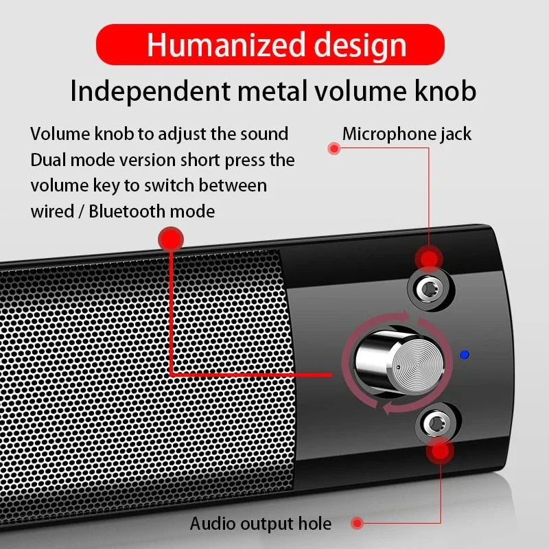 Wireless subwoofer speaker with Bluetooth, microphone, and premium audio technology for an immersive entertainment experience