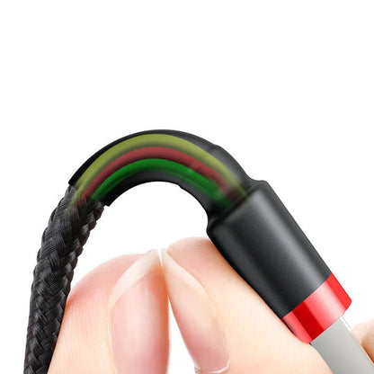 USB-C to Lightning fast charging cable for iPhone with gold connector in 0.5m, 1m, 2m and 3m length options