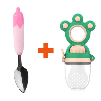 Premium Baby Pacifier Feeder with Densely Covered Mesh for Even Juice Distribution and Soft, Comfortable Silica Gel Material