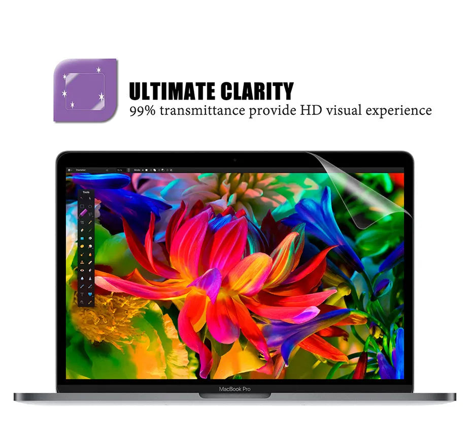 Matte screen protector film for MacBook Pro 13 inch 2016-2019 and MacBook Air 11.6 13.3, anti-scratch, 4 H