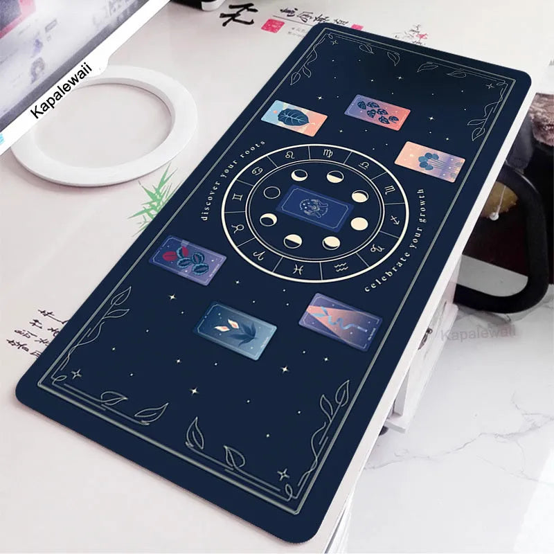 Chaos Esports gaming mouse pad with rough textured cloth surface measuring 400x900mm and 4mm thickness for precise mouse control and quick start-stop movement during competitive play