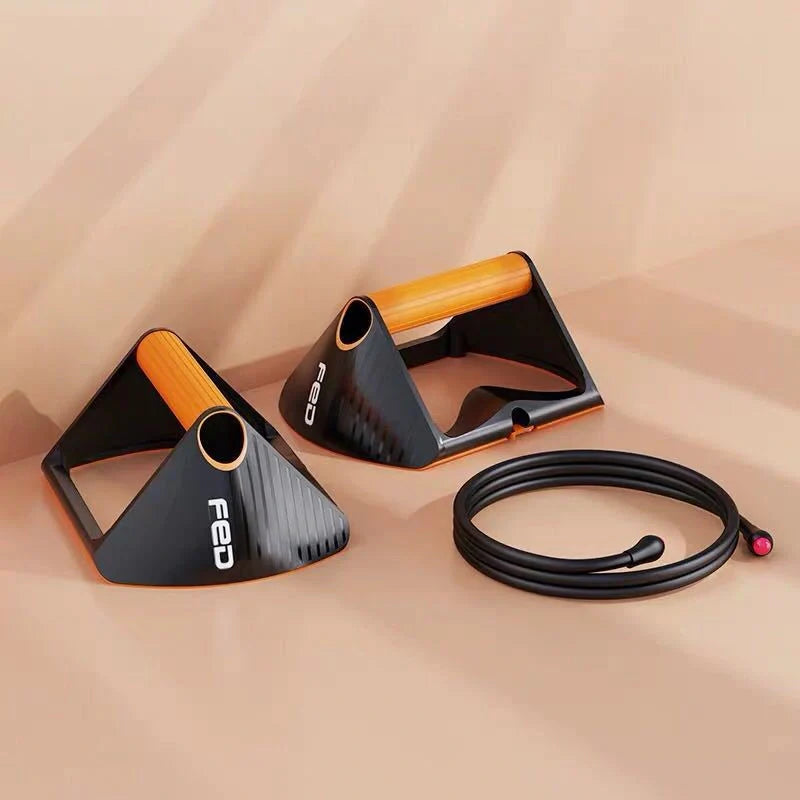 Push Up Board with Elastic Belt for home fitness training