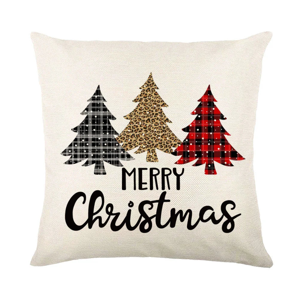 Cozy snowflake throw pillow covers with vibrant holiday designs in multiple color options