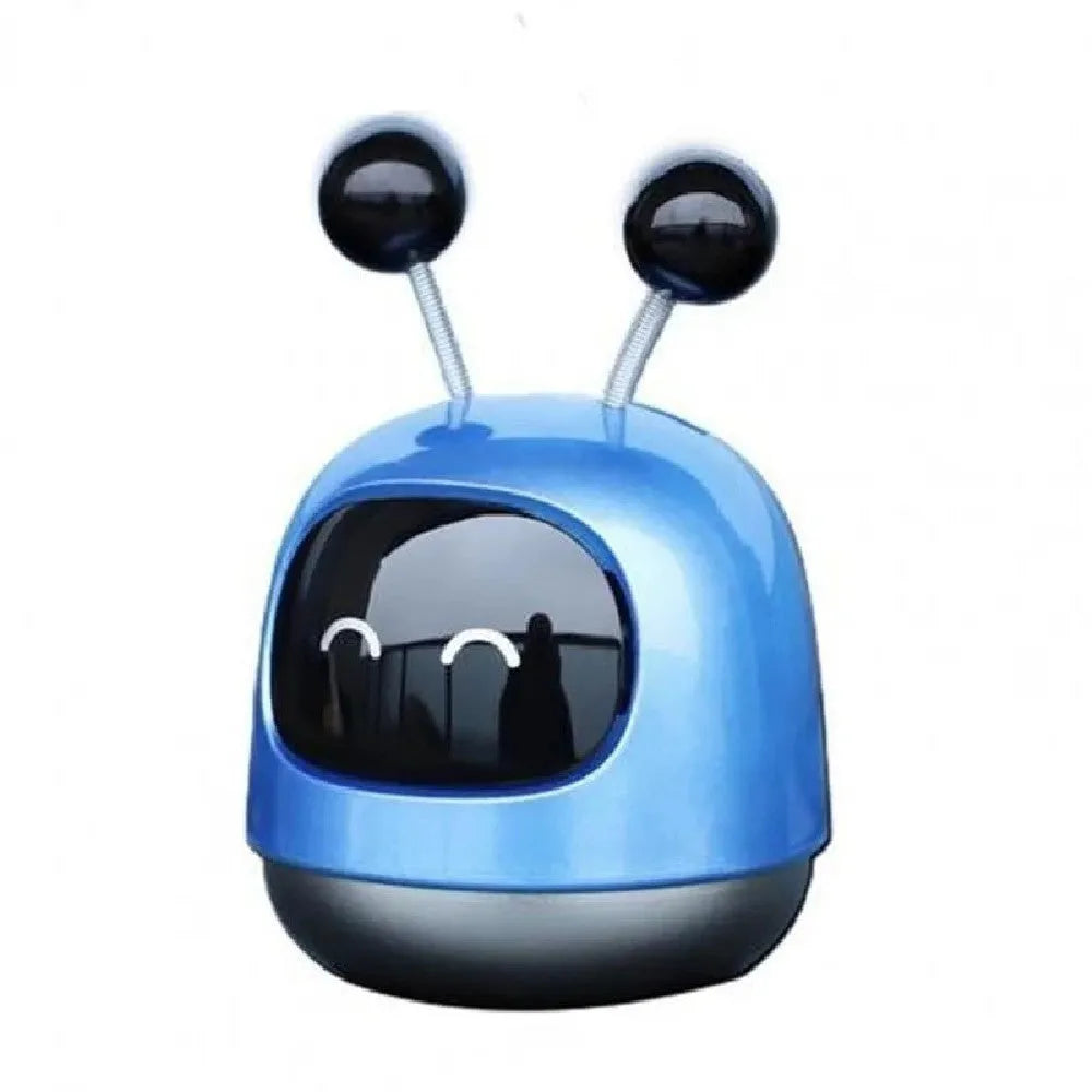 Robot car shaped vent mounted aromatherapy diffuser for vehicles with 40ML fragrance gel capacity
