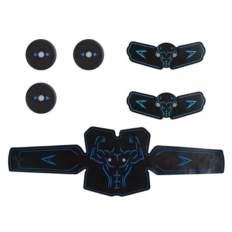 EMS Muscle Stimulator for ABS training with 3 hosts and adjustable belt