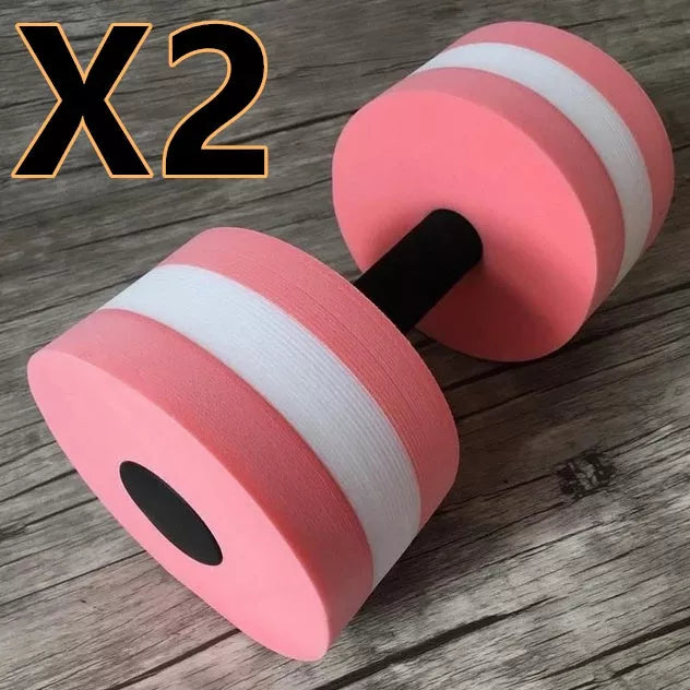 Colourful EVA water aerobics dumbbells for fitness and swimming
