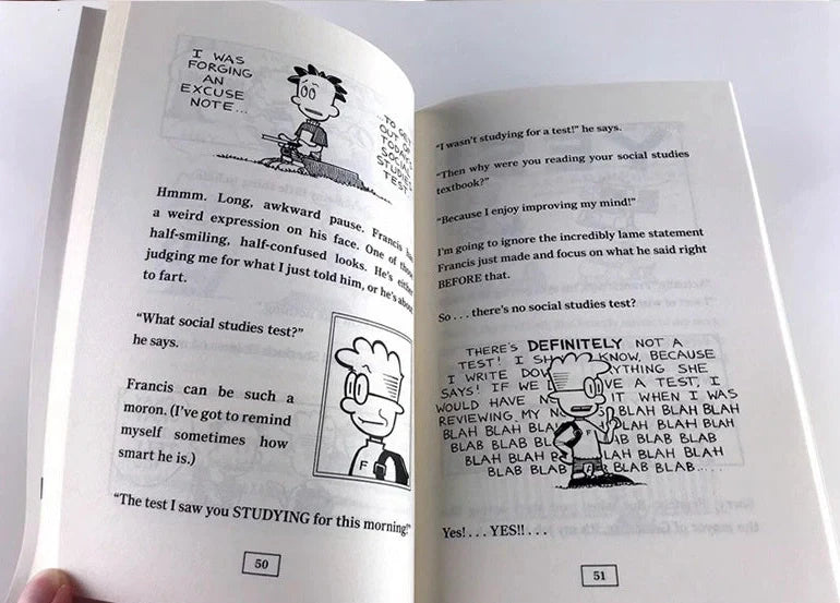 Big Nate 8-book comic box set showing colourful covers of all eight graphic novels for children