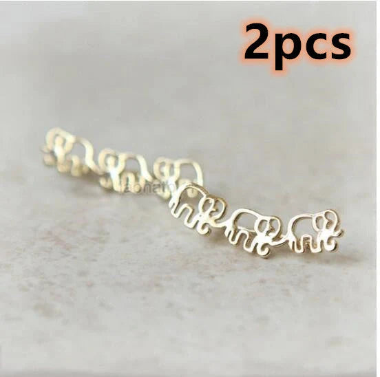Daisies stud earrings for women in gold and silver, lightweight and durable alloy construction