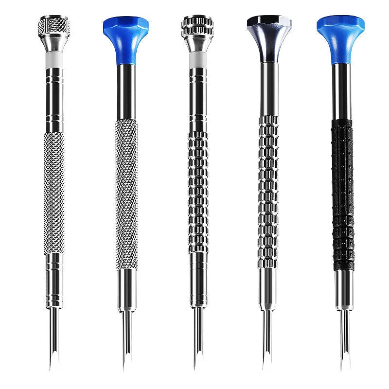 10-piece precision screwdriver set with 20 spare bits for watch and glasses repair tools