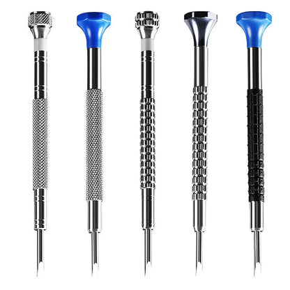 10-piece precision screwdriver set with 20 spare bits for watch and glasses repair tools
