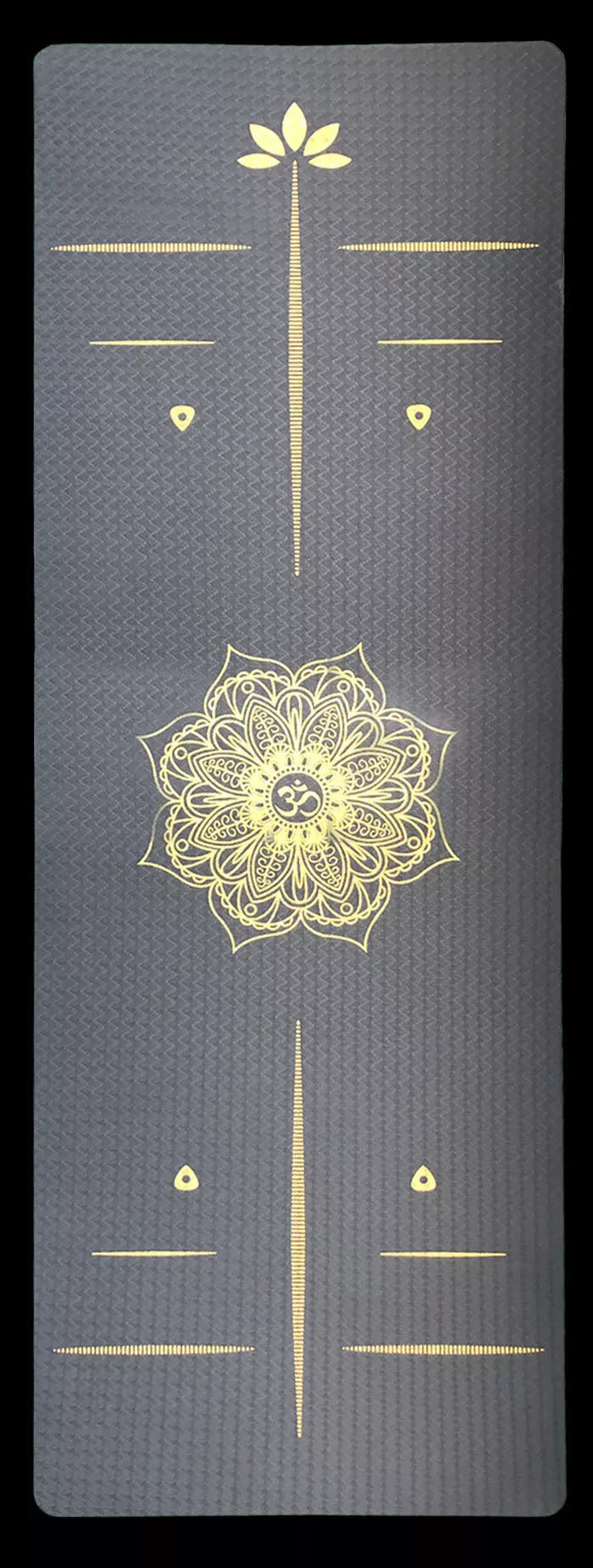 6mm thick yoga mat in black, red, or white for comfortable and durable practice