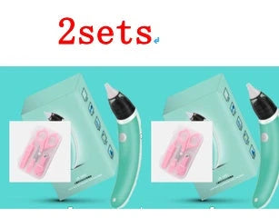 An electric nasal aspirator with adjustable suction levels, soft silicone tip, and BPA-free materials for effectively and comfortably clearing baby's congestion