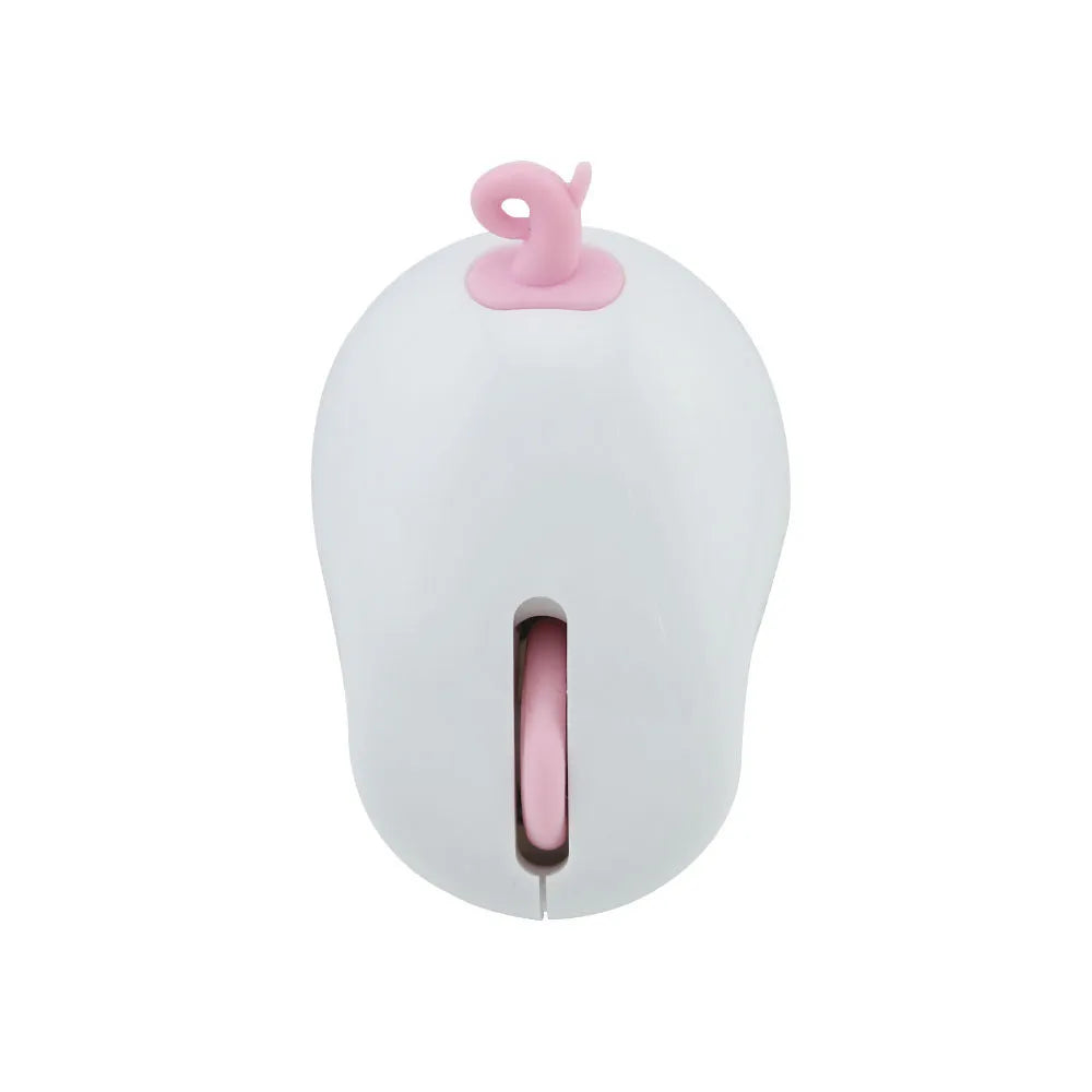 Pink wireless silent mouse, 1200 DPI optical, 2.4GHz USB, 96 x 60 x 40mm, touch wheel