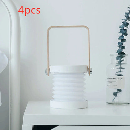 Versatile Dimmable LED Reading Lamp with Touch Control Dimming, Foldable Design, and Rechargeable Battery for Portable Home Lighting