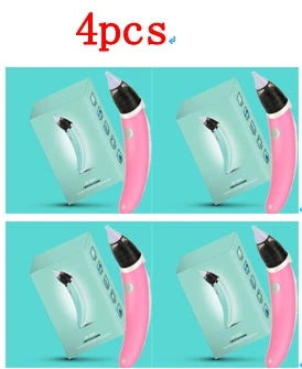 An electric nasal aspirator with adjustable suction levels, soft silicone tip, and BPA-free materials for effectively and comfortably clearing baby's congestion