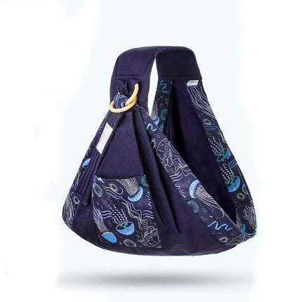 Adjustable baby wrap carrier sling in various colors for comfortable infant carrying