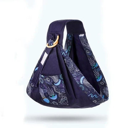 Adjustable baby wrap carrier sling in various colors for comfortable infant carrying