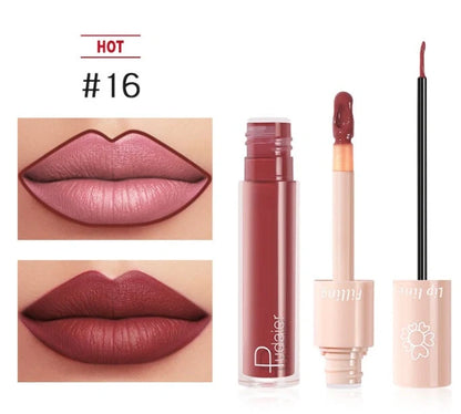 Pudaier dual-ended lipstick and lip gloss tube with 20 colour options