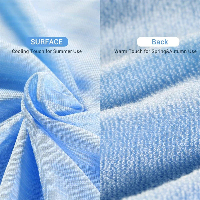 Premium Cooling Blanket with Japanese Q-Max 0.4 Cooling Fiber Technology for Comfortable and Refreshing Sleep