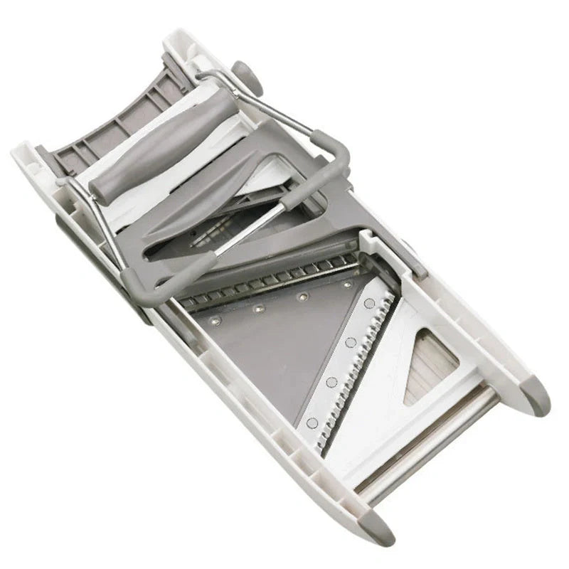 Terka Adjustable Stainless Steel Kitchen Vegetable Slicer with multiple cutting blades