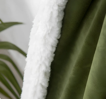 Double-sided crystal cashmere nap blanket in multiple sizes for spring and autumn use