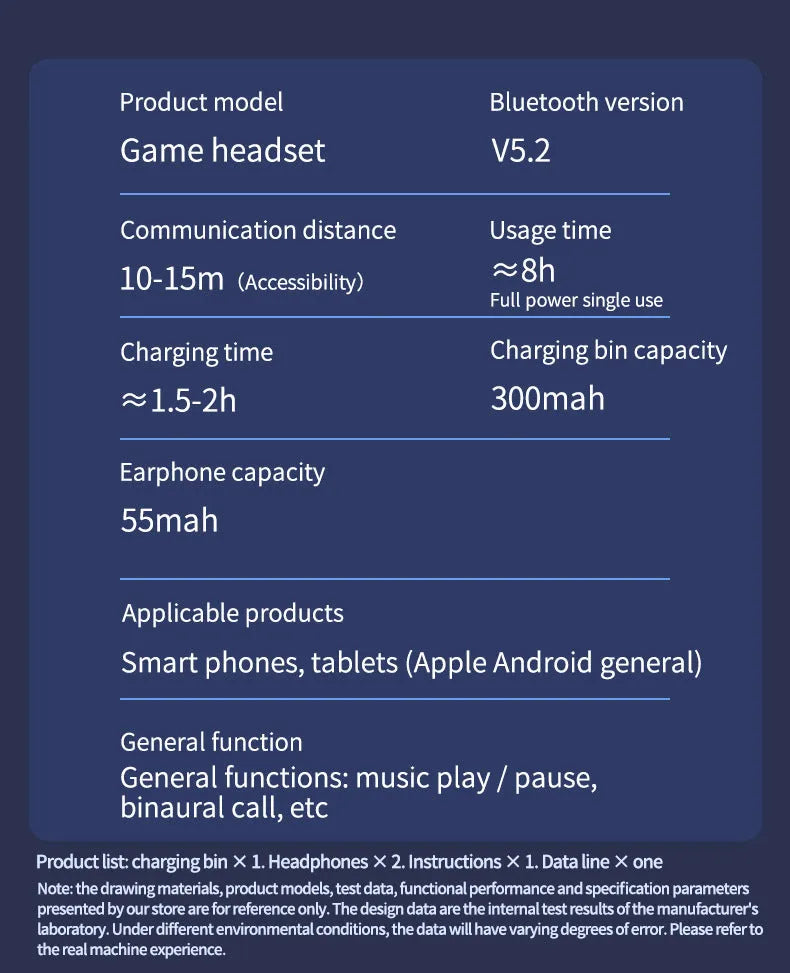 Black N35 wireless Bluetooth in-ear gaming headset with earbuds shown on a dark background.