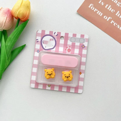 Cartoon-themed plastic magnetic data cable fixer for desktop organisation.