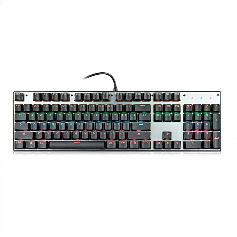 Mechanical Keyboard with Green Shaft and 87 Non-Punch Keys in various colors