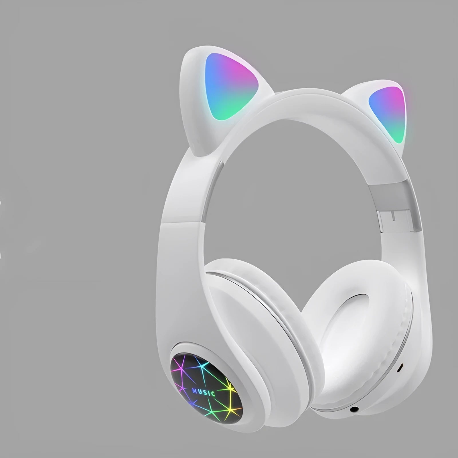 Cat ear design wireless Bluetooth sports headset in multiple colours with 10m range