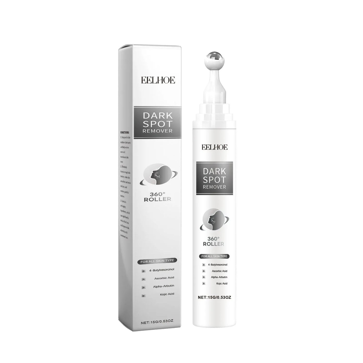 15g facial essence cream jar with brightening and hydrating formula containing multiple skincare ingredients