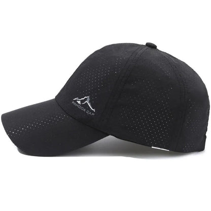 Korean style adjustable baseball cap in dome crown design with polyester fabric