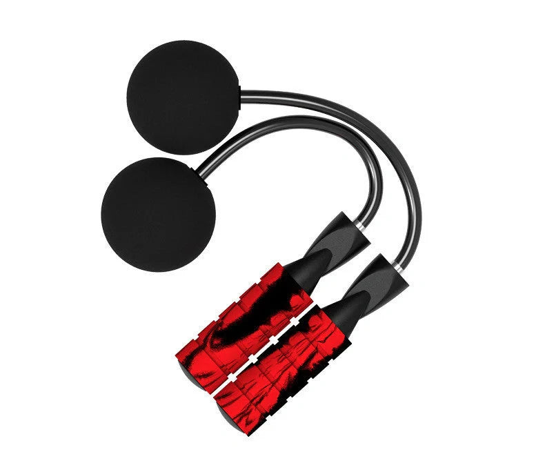 Adjustable weighted cordless jump rope with EVA balls for effective workouts